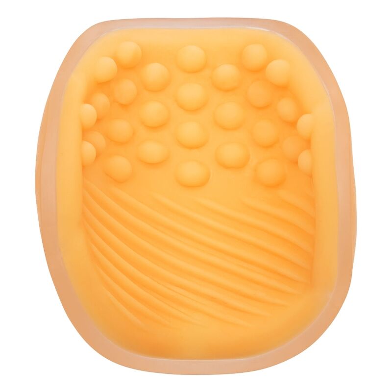 CALEXOTICS - BEADED GRIP MASTURBATOR ORANGE - NOCTURNA DESIRES