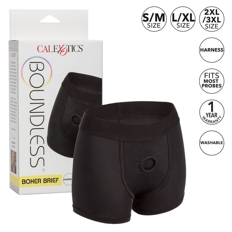 CALEXOTICS - BOUNDLESS BOXER BRIEF XXL/XXXL - NOCTURNA DESIRES