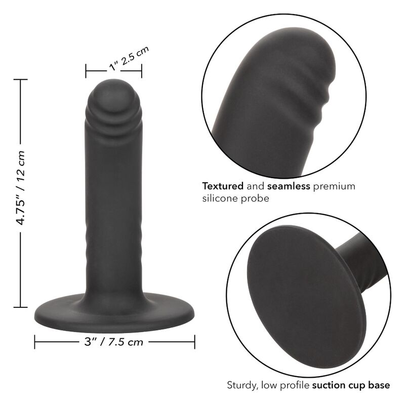 CALEXOTICS - BOUNDLESS DILDO 12 CM COMPATIBLE WITH HARNESS - NOCTURNA DESIRES