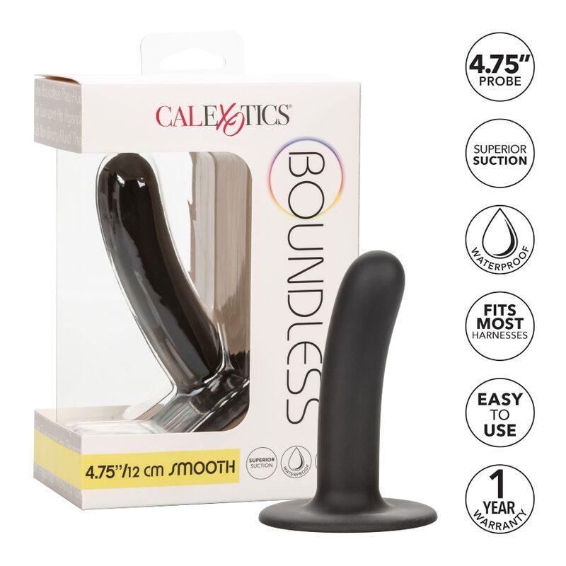 CALEXOTICS - BOUNDLESS DILDO 12 CM HARNESS COMPATIBLE SMOOTH - NOCTURNA DESIRES
