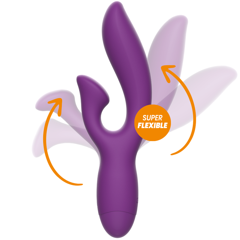 REWOLUTION - REWOFUN FLEXIBLE VIBRATOR WITH RABBIT - NOCTURNA DESIRES