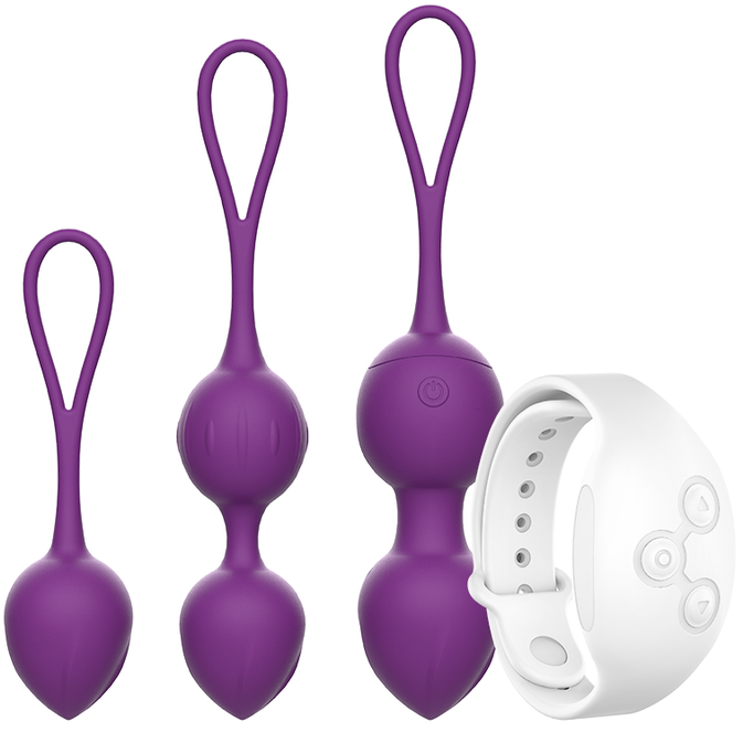 REWOLUTION - REWOBEADS VIBRATING BALLS REMOTE CONTROL WITH WATCHME TECHNOLOGY - NOCTURNA DESIRES
