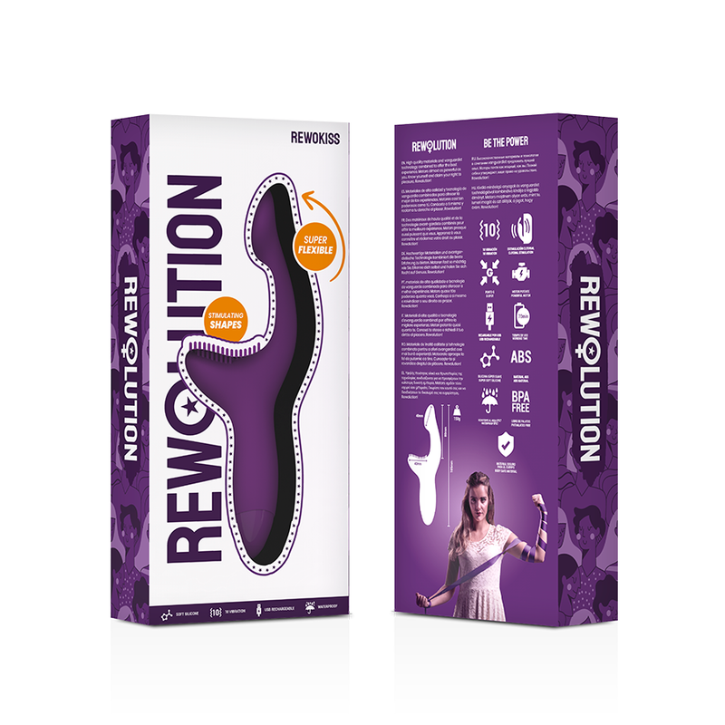 REWOLUTION - REWOKISS VIBRATOR POINT TO STIMULATOR - NOCTURNA DESIRES