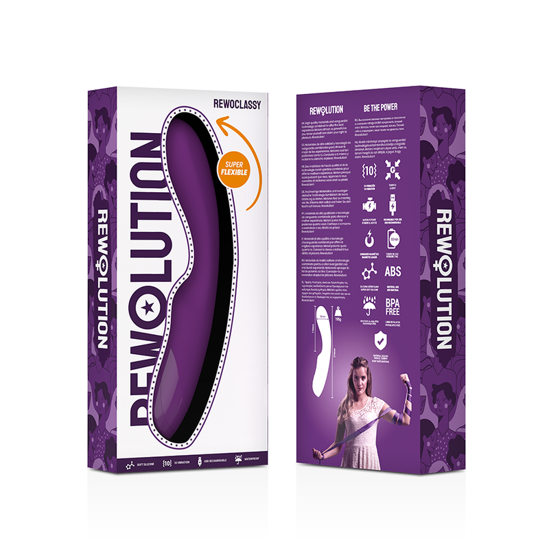 REWOLUTION - REWOCLASSY FLEXIBLE VIBRATOR - NOCTURNA DESIRES