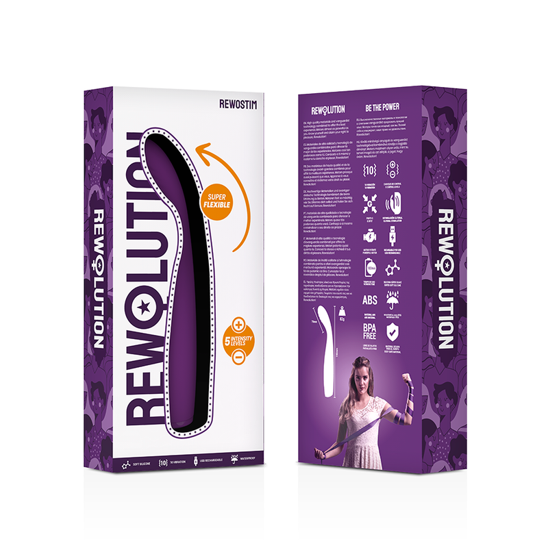 REWOLUTION - REWOSTIM FLEXIBLE VIBRATOR - NOCTURNA DESIRES
