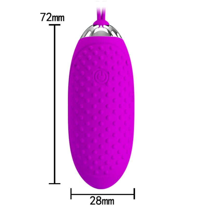 PRETTY LOVE - JOANNA VIBRATING EGG REMOTE CONTROL 12 MODES - NOCTURNA DESIRES