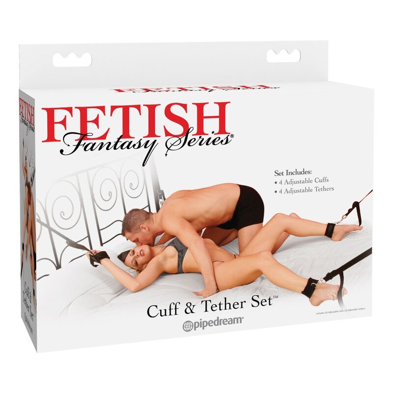 FETISH FANTASY CUFF AND TETHER SET PIPEDREAMS  NOCTURNA DESIRES