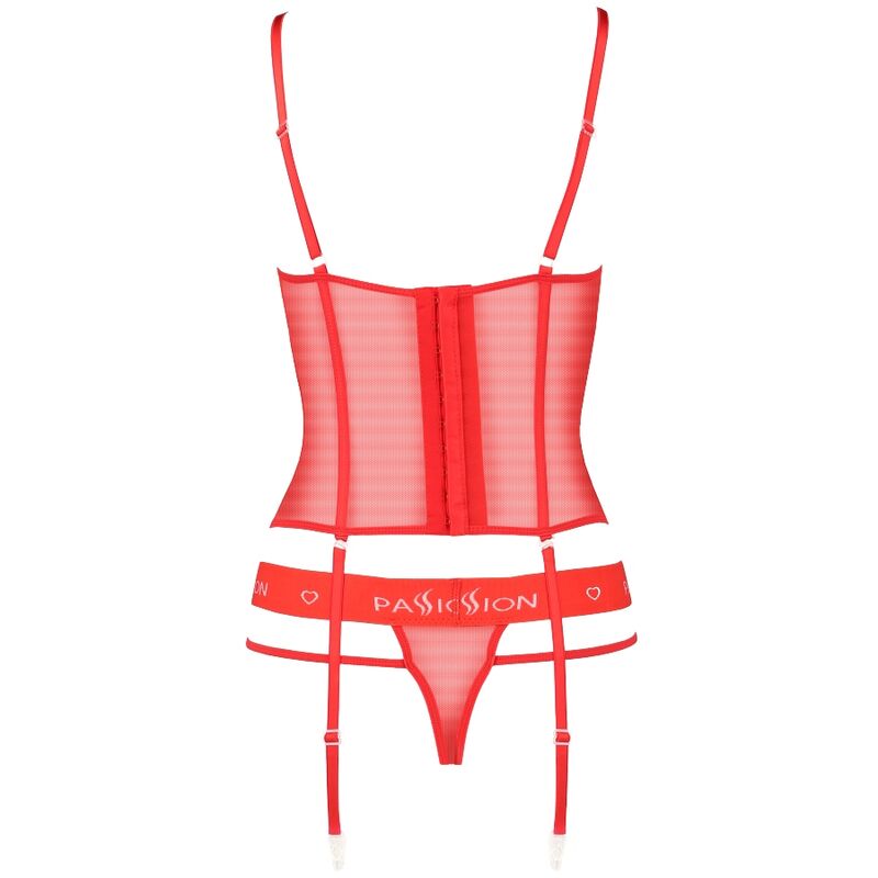 PASSION - KYOUKA CORSET - RED L/XL - NOCTURNA DESIRES