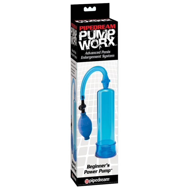 PUMP WORX - BEGINNERS POWER PUMP CLEAR - BLUE PUMP WORX  NOCTURNA DESIRES