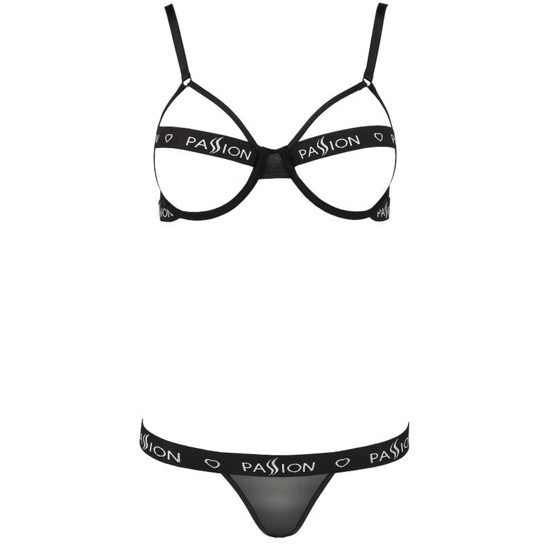 PASSION - KYOUKA SET TWO PIECES BLACK L/XL - NOCTURNA DESIRES