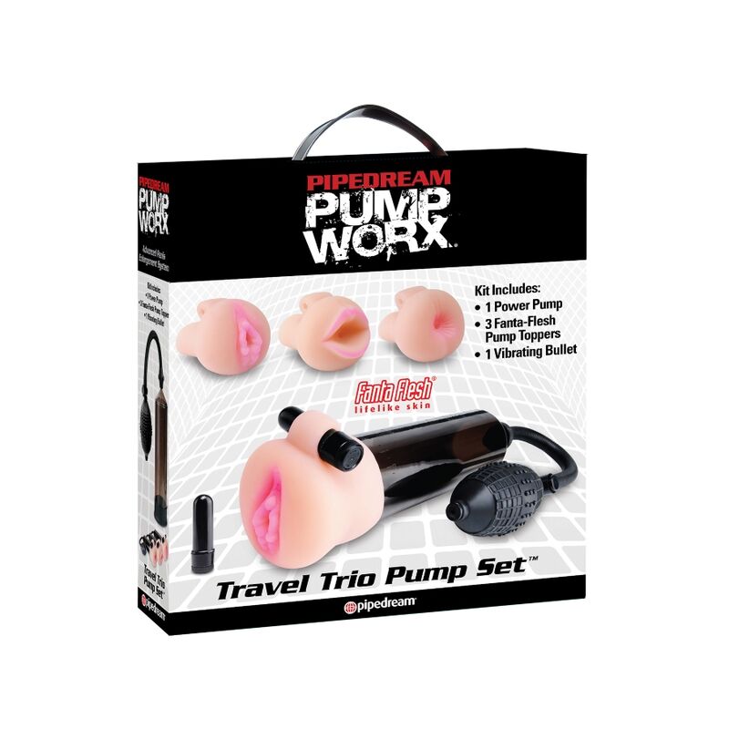 PUMP WORX - SUCTION PUMP WITH MASTURBATOR PUMP WORX  NOCTURNA DESIRES