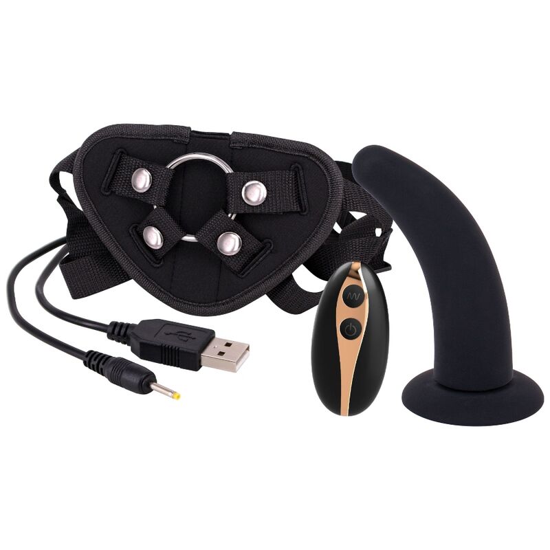 SEVEN CREATIONS - STRAP ON HARNESS WITH DILDO 125 CM - NOCTURNA DESIRES