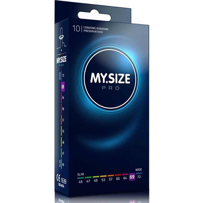 MY SIZE - PRO CONDOMS 69 MM 10 UNITS - NOCTURNA DESIRES