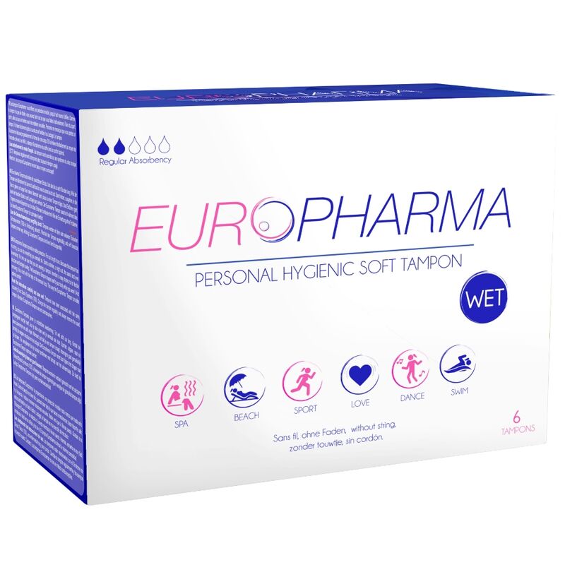 EUROPHARMA - ACTION TAMPONS 6 UNITS - NOCTURNA DESIRES