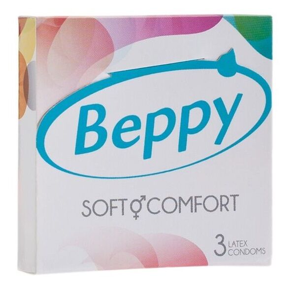 BEPPY - SOFT AND COMFORT 3 CONDOMS - NOCTURNA DESIRES