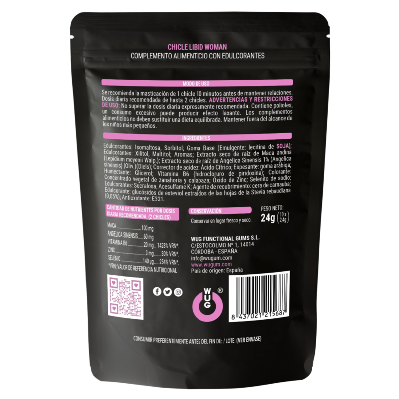 WUG SEX SENSE - LIBID WOMEN ENHANCER 10 UNITS - NOCTURNA DESIRES