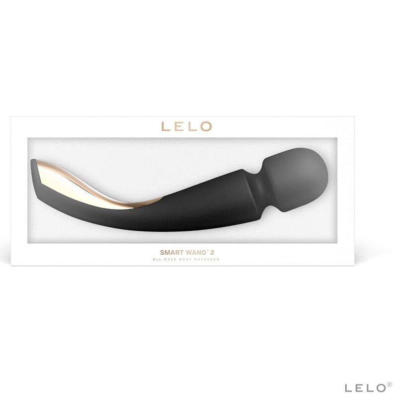 LELO - SMART MEDIUM WAND 2 BLACK MASSAGER - NOCTURNA DESIRES