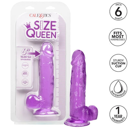 CALEXOTICS - SIZE QUEEN DILDO PURPLE 15.3 CM - NOCTURNA DESIRES
