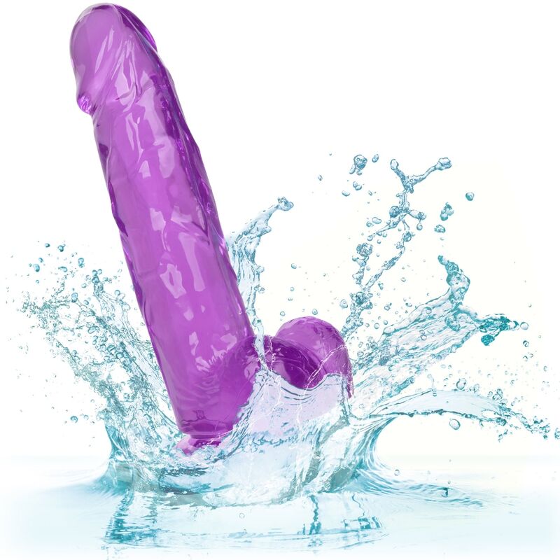 CALEXOTICS - SIZE QUEEN DILDO PURPLE 15.3 CM - NOCTURNA DESIRES