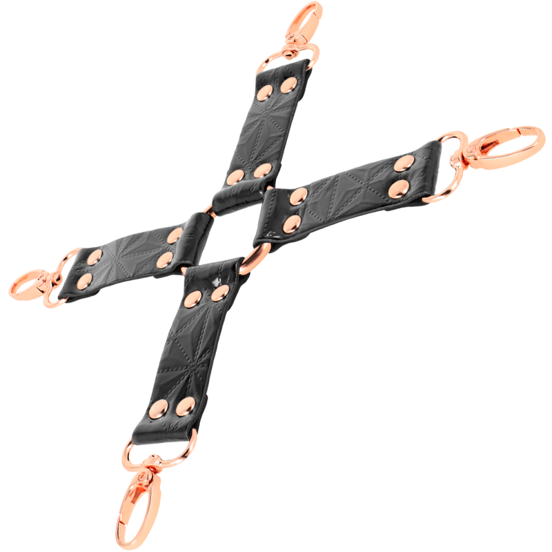 BEGME - BLACK EDITION VEGAN LEATHER HOG TIE - NOCTURNA DESIRES