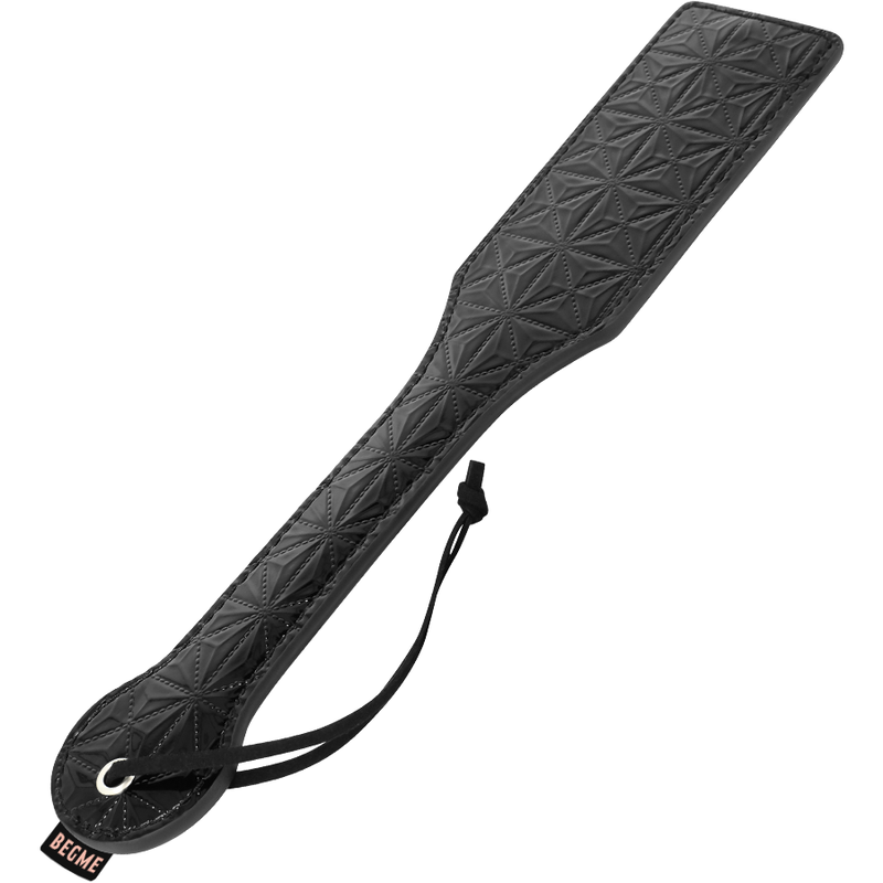 BEGME - BLACK EDITION VEGAN LEATHER PADDLE - NOCTURNA DESIRES