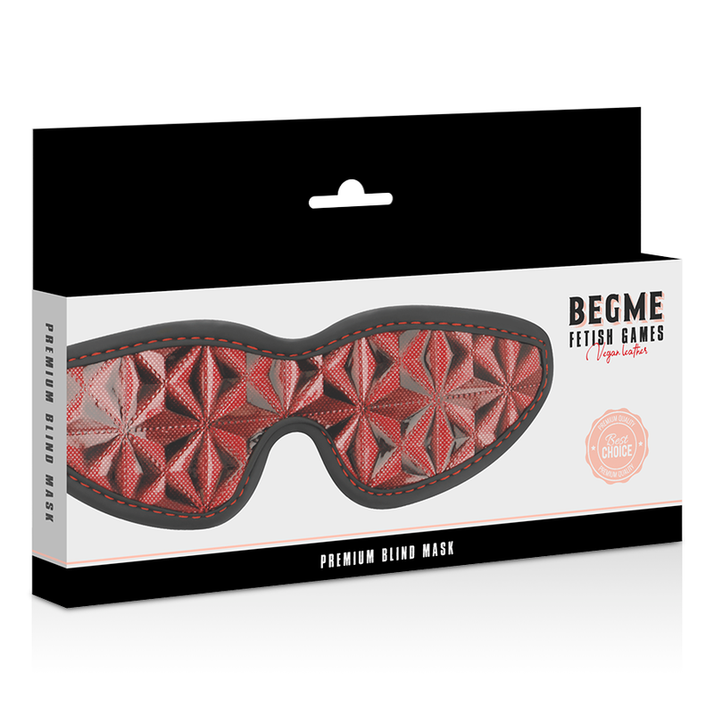 BEGME - RED EDITION PREMIUM BLIND MASK WITH NEOPRENE LINING - NOCTURNA DESIRES