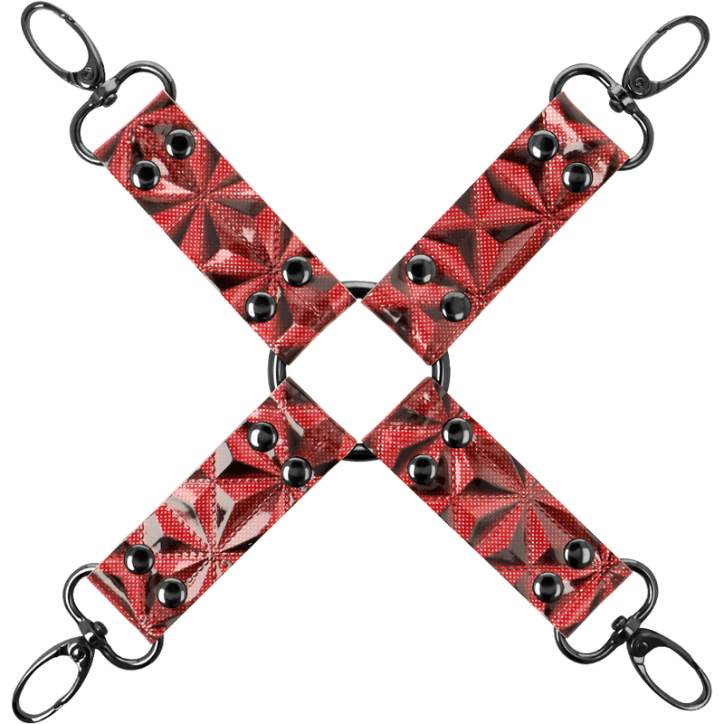 BEGME - RED EDITION PREMIUM VEGAN LEATHER HOG TIE - NOCTURNA DESIRES