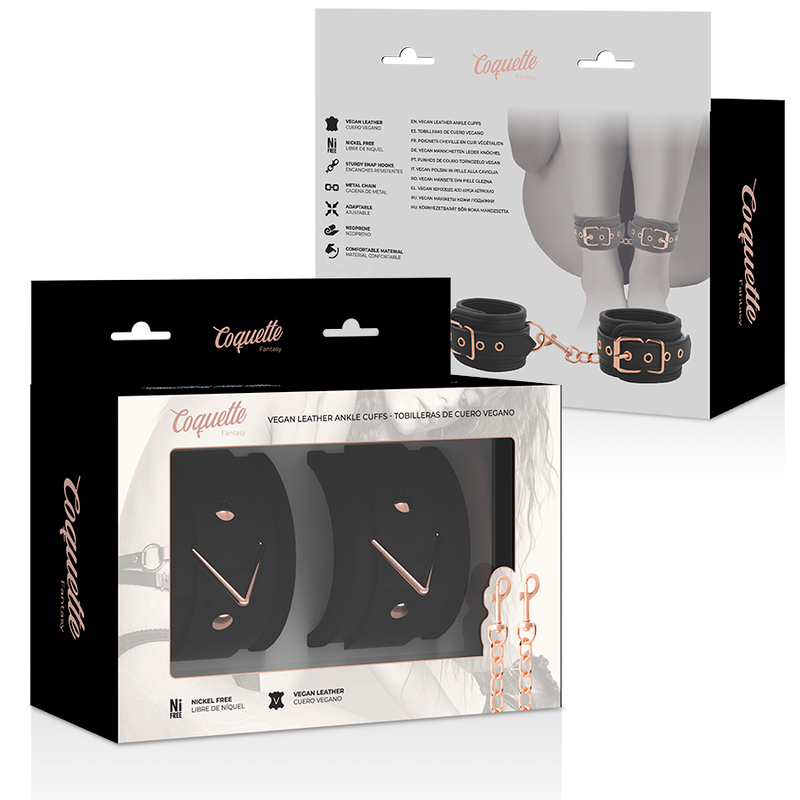 COQUETTE CHIC DESIRE - FANTASY ANKLE CUFFS WITH NEOPRENE LINING - NOCTURNA DESIRES