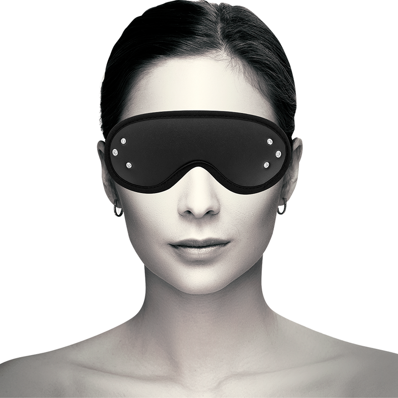 COQUETTE CHIC DESIRE - FANTASY VEGAN LEATHER BLIND MASK WITH NEOPRENE LINING - NOCTURNA DESIRES