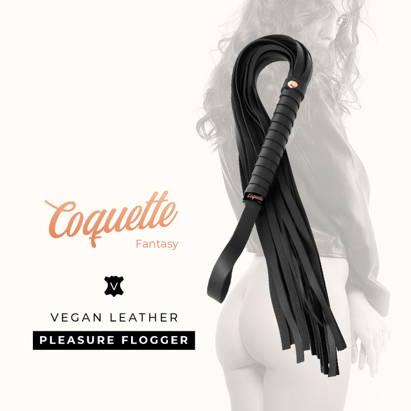COQUETTE CHIC DESIRE - FANTASY VEGAN LEATHER FLOGGER - NOCTURNA DESIRES