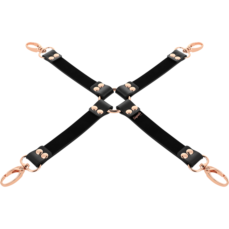 COQUETTE CHIC DESIRE - FANTASY VEGAN LEATHER HOG TIE - NOCTURNA DESIRES