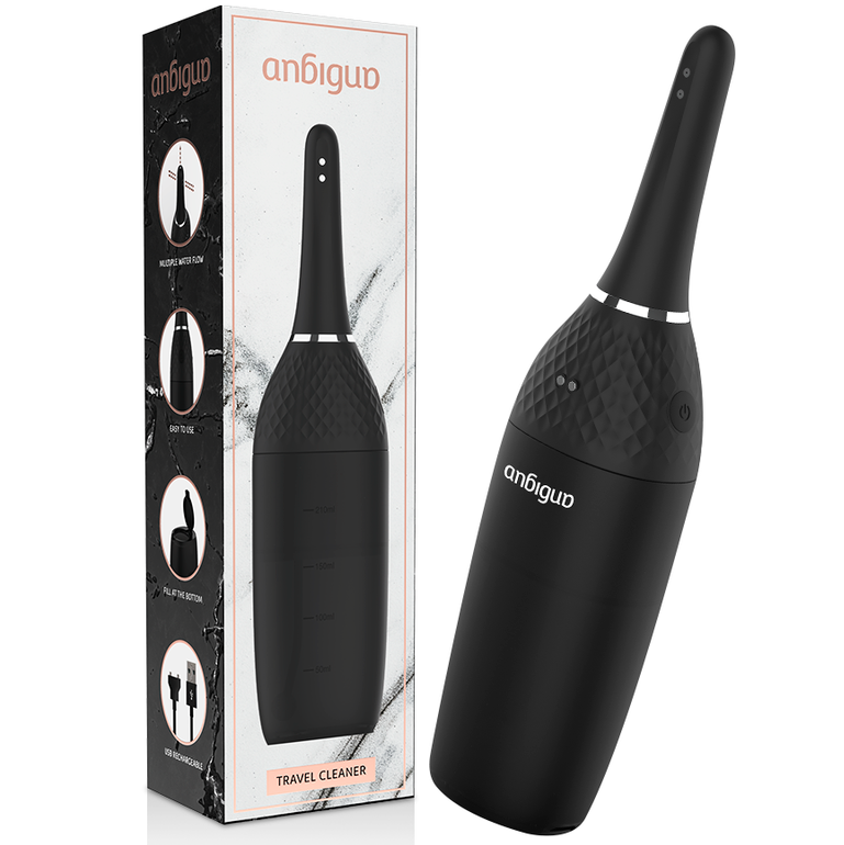 ANBIGUO - ULTIMATE AUTOMATIC ANAL CLEANER 5 INTENSITIES - NOCTURNA DESIRES
