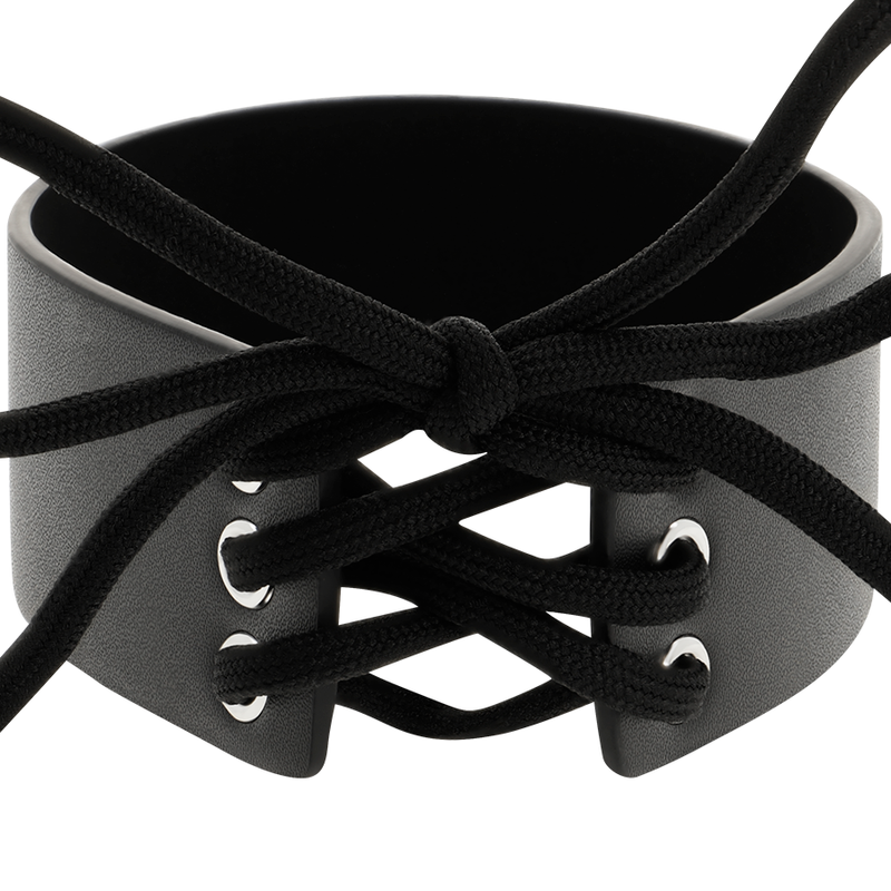 COQUETTE CHIC DESIRE - VEGAN LEATHER CHOKER - NOCTURNA DESIRES