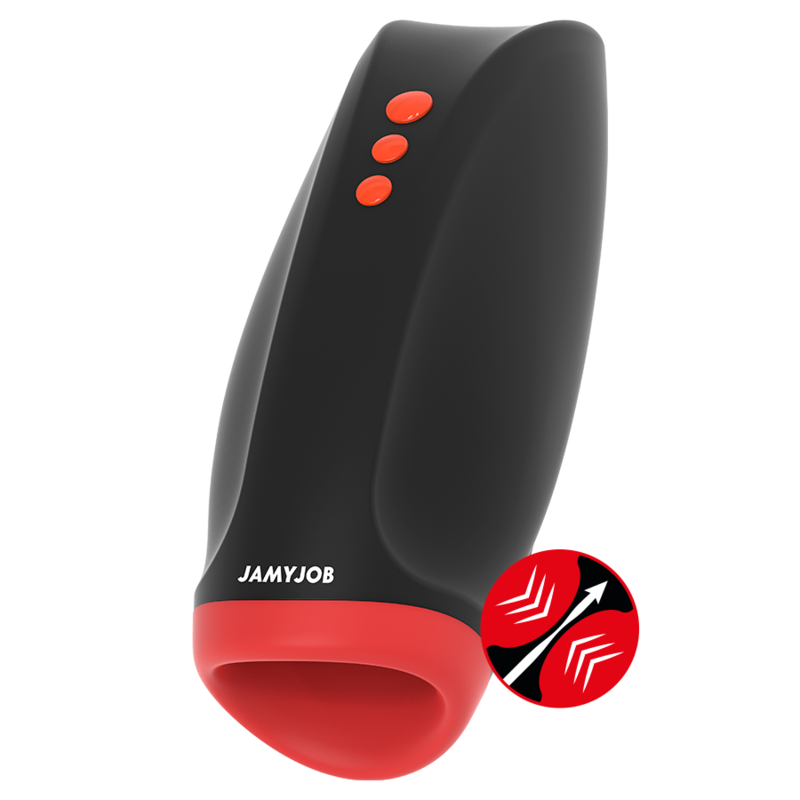 JAMYJOB - NOVAX MASTURBATOR WITH VIBRATION AND COMPRESSION - NOCTURNA DESIRES