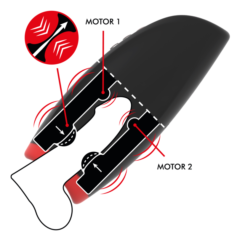 JAMYJOB - NOVAX MASTURBATOR WITH VIBRATION AND COMPRESSION - NOCTURNA DESIRES