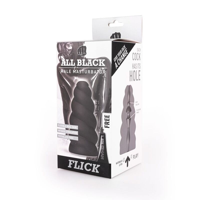 ALL BLACK - MASTURBATOR FLICK - NOCTURNA DESIRES