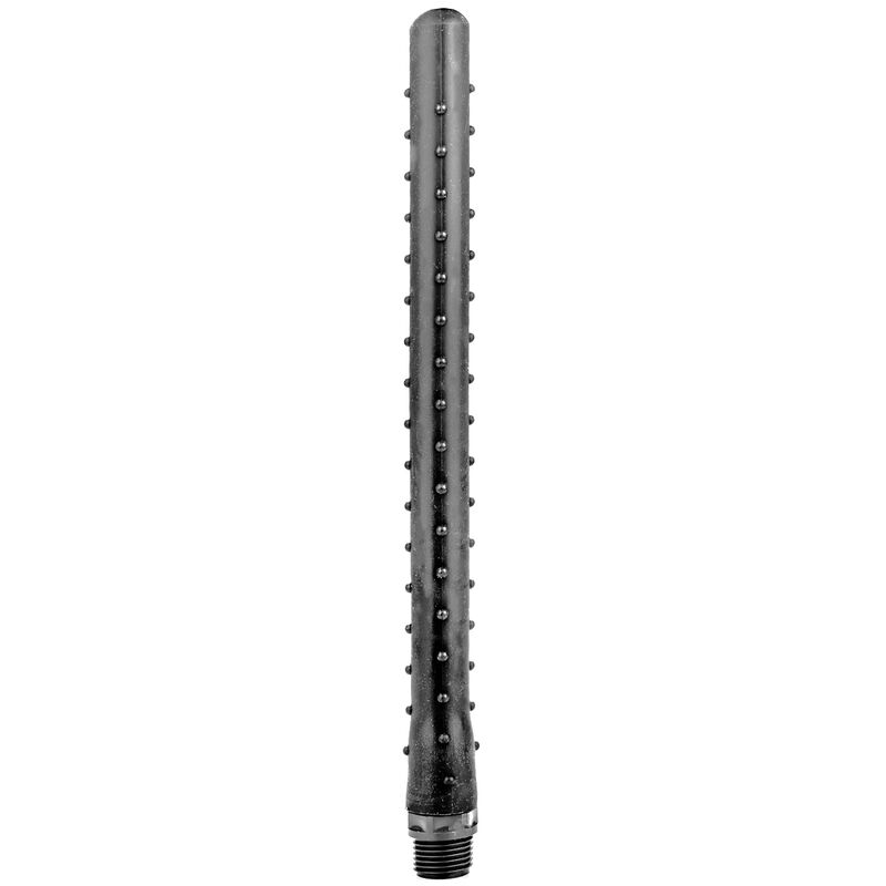 ALL BLACK - RIDGED SHOWER ANAL SILICONE 27 CM - NOCTURNA DESIRES