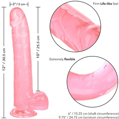 CALEXOTICS - SIZE QUEEN DILDO PINK 25.5 CM - NOCTURNA DESIRES