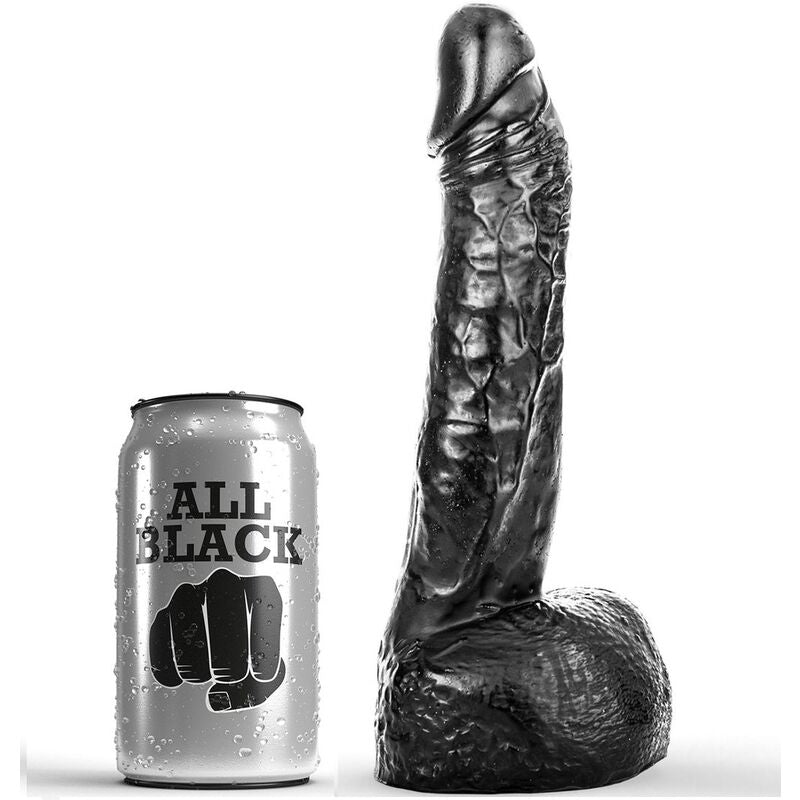 ALL BLACK - FISTING DILDO 20 CM ALL BLACK  NOCTURNA DESIRES