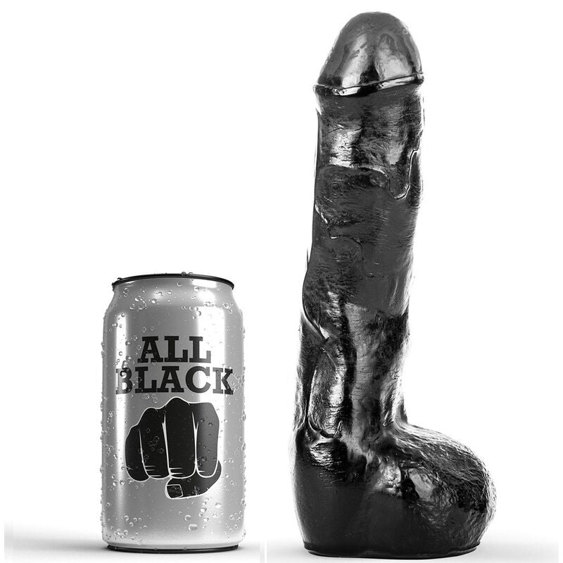 ALL BLACK - PENE REALISTIC ANAL 20 CM - NOCTURNA DESIRES