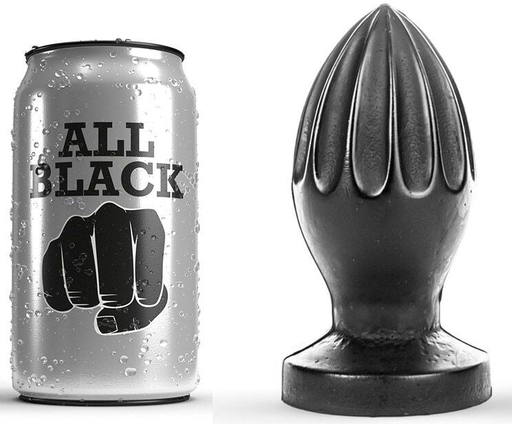 ALL BLACK - PLUG ANAL 12 CM - NOCTURNA DESIRES
