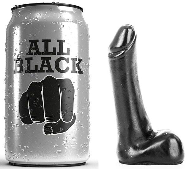ALL BLACK - DILDO 9 CM ALL BLACK  NOCTURNA DESIRES