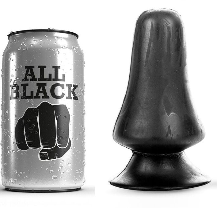 ALL BLACK - ANAL PLUG 12 CM ALL BLACK  NOCTURNA DESIRES