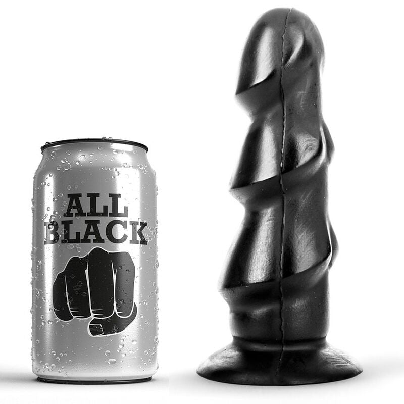 ALL BLACK - DILDO 17 CM ALL BLACK  NOCTURNA DESIRES