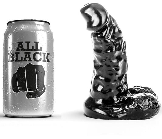 ALL BLACK - DILDO 13 CM ALL BLACK  NOCTURNA DESIRES