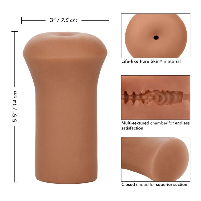 CALEXOTICS - BOUNDLESS STROKER CARAMEL - NOCTURNA DESIRES
