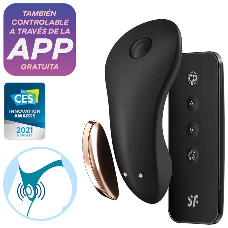 SATISFYER - LITTLE SECRET PANTY VIBRATOR - NOCTURNA DESIRES