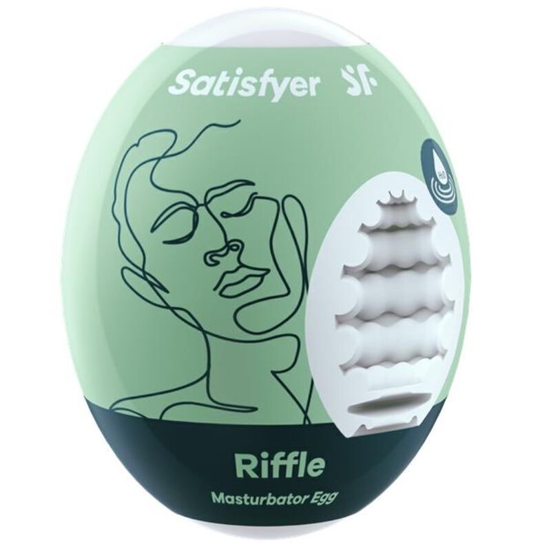 SATISFYER - RIFFLE MASTURBATOR EGG - NOCTURNA DESIRES