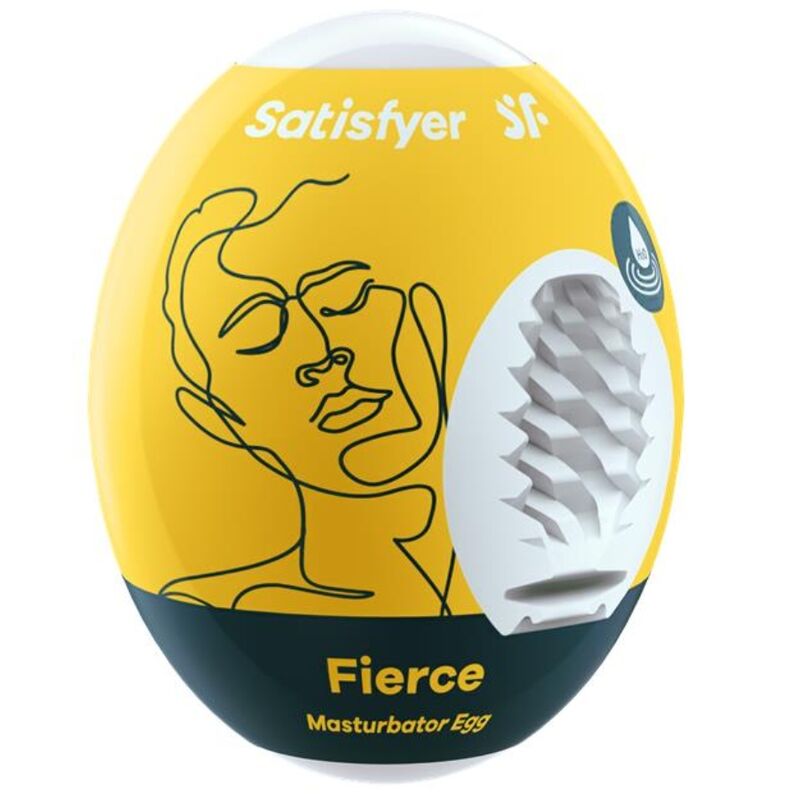 SATISFYER - FIERCE MASTURBATOR EGG - NOCTURNA DESIRES