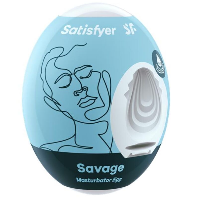 SATISFYER - SAVAGE MASTURBATOR EGG - NOCTURNA DESIRES